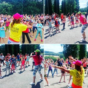 Zumba na Šamanově letním táboře - Kletečná - červenec