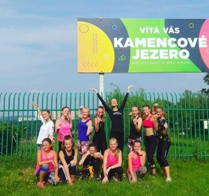 Soustředění týmů fitness step trenérek Lenky a Zuzany, Kamencové jezero - srpen